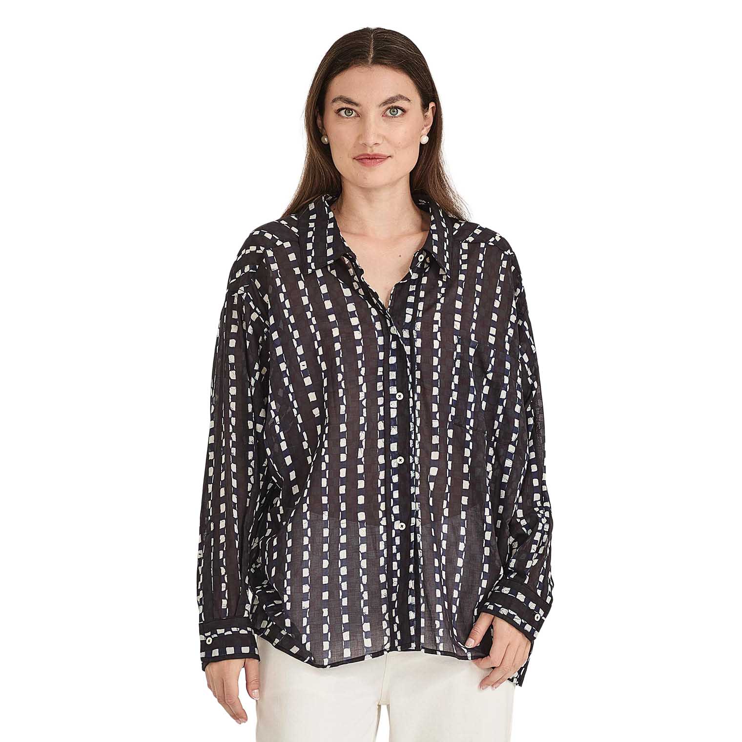 Caroline Sills Becca Print Shirt